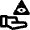Religion Cao Dai Hand Icon from Nova Line Set