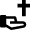 Religion Christian Hand Icon from Nova Solid Set