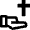 Religion Christian Hand Icon from Nova Line Set