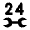 Route Sign 24 Hour Car Service Icon from Nova Line Set