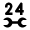 Route Sign 24 Hour Car Service Icon from Nova Solid Set