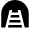 Route Sign Railway Tunnel Area Icon from Nova Solid Set
