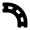 Route Sign Turn Left Icon from Nova Solid Set