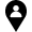 Map Pin Person Tracking Icon from Nova Solid Set