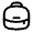 Backpack Icon from Solar Linear Set