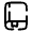 Book Bookmark Minimalistic Icon from Solar Broken Set
