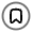 Bookmark Circle Icon from Solar Line Duotone Set