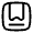 Bookmark Square Icon from Solar Linear Set