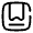 Bookmark Square Icon from Solar Broken Set