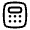 Calculator Icon from Solar Linear Set