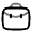 Case Minimalistic Icon from Solar Line Duotone Set