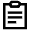 Clipboard Lines Document Icon from Atlas Line Set