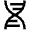 Dna Science Icon from Atlas Line Set