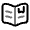 Notebook Bookmark Icon from Solar Line Duotone Set