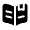 Notebook Bookmark Icon from Solar Bold Set