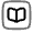 Notebook Square Icon from Solar Line Duotone Set
