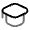 Square Academic Cap Icon from Solar Line Duotone Set