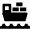 Sea Transportation Container Cargo Ship Icon from Nova Solid Set