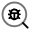 Magnifer Bug Icon from Solar Line Duotone Set