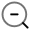 Magnifer Zoom Out Icon from Solar Line Duotone Set