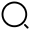 Minimalistic Magnifer Icon from Solar Linear Set