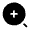 Minimalistic Magnifer Zoom In Icon from Solar Bold Set