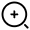 Minimalistic Magnifer Zoom In Icon from Solar Linear Set