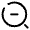 Minimalistic Magnifer Zoom Out Icon from Solar Broken Set