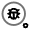 Rounded Magnifer Bug Icon from Solar Line Duotone Set
