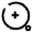 Rounded Magnifer Zoom In Icon from Solar Broken Set