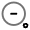 Rounded Magnifer Zoom Out Icon from Solar Line Duotone Set