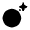 Bomb Icon from Solar Bold Set