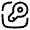 Key Minimalistic Square 2 Icon from Solar Broken Set