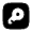 Key Minimalistic Square Icon from Solar Bold Set