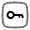 Key Minimalistic Square 4 Icon from Solar Line Duotone Set