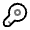 Key Minimalistic Icon from Solar Line Duotone Set