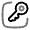 Key Square 3 Icon from Solar Line Duotone Set
