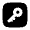 Key Square Icon from Solar Bold Set