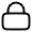 Lock Icon from Solar Linear Set
