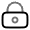 Lock Keyhole Icon from Solar Line Duotone Set