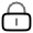 Lock Keyhole Minimalistic Icon from Solar Line Duotone Set