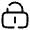 Lock Keyhole Minimalistic Icon from Solar Broken Set