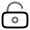 Lock Keyhole Unlocked Icon from Solar Line Duotone Set