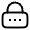 Lock Password Icon from Solar Linear Set