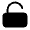Lock Unlocked Icon from Solar Bold Set