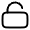 Lock Unlocked Icon from Solar Linear Set