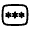 Password Icon from Solar Linear Set