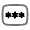 Password Icon from Solar Line Duotone Set