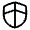 Shield Icon from Solar Linear Set