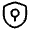 Shield Keyhole Minimalistic Icon from Solar Linear Set